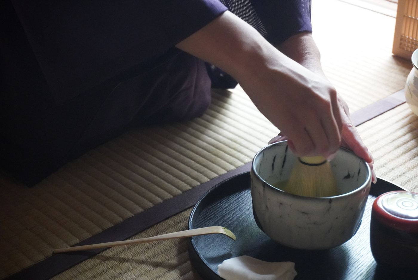 Authentic Tea Ceremony & Calligraphy in Kyoto Machiya with Kamogawa View