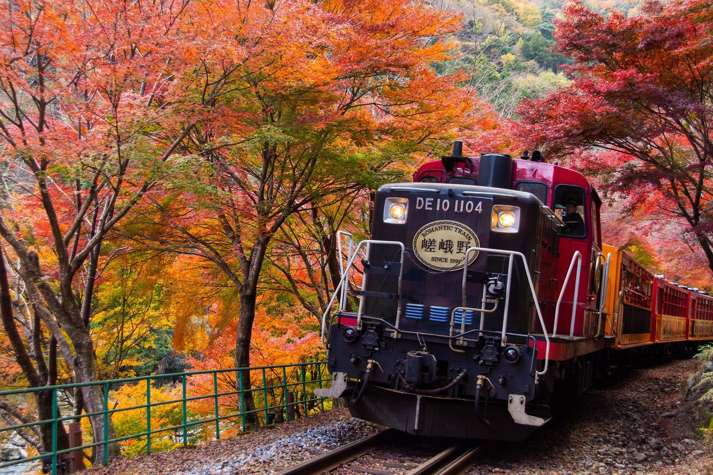 Kyoto Hozugawa River Boat Sagano Romantic Train Tour